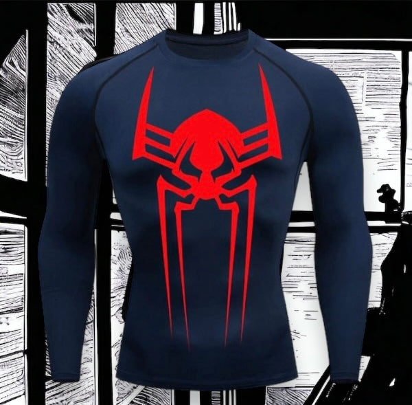 Spiderman 2099 Symbol Compression Shirt – HeroGearFitness
